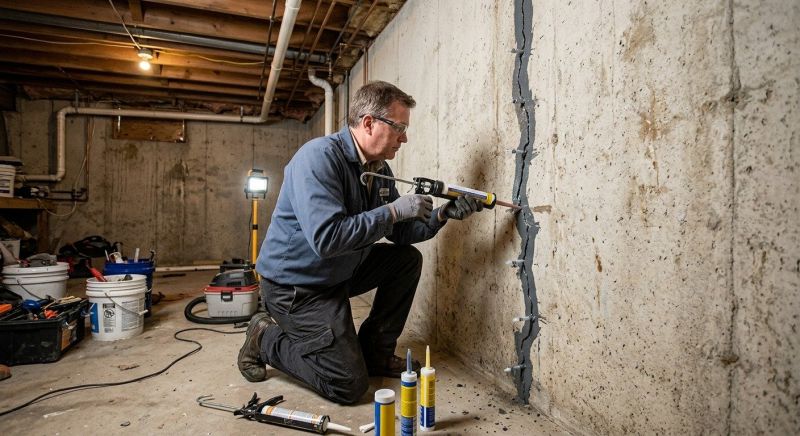 Basement Crack Repair in Butte, MT