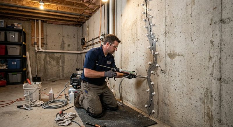 Basement Crack Repair in Butte, MT