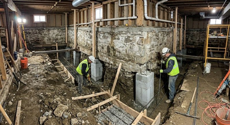Basement Underpinning in Butte, MT