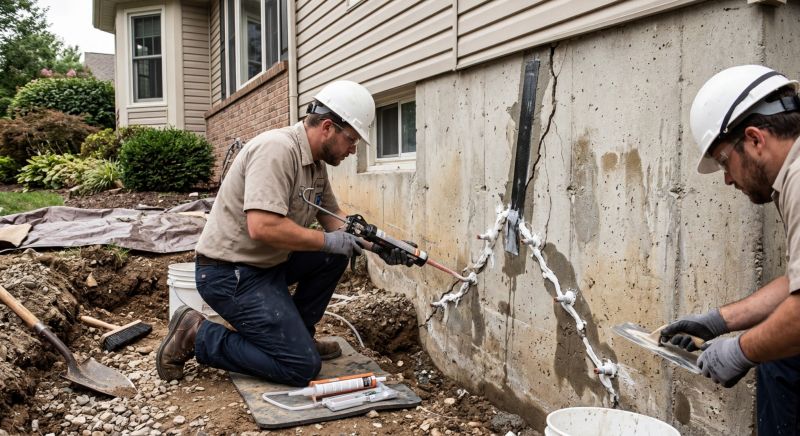 Cracked Foundation Repair in Butte, MT