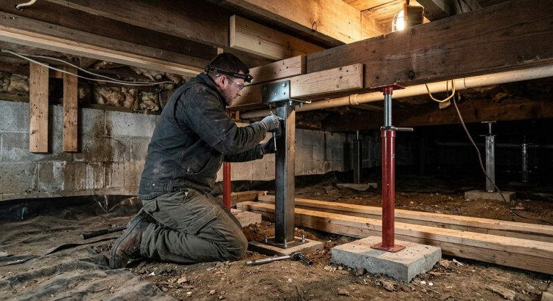 Crawlspace Structural Repair in Butte, MT