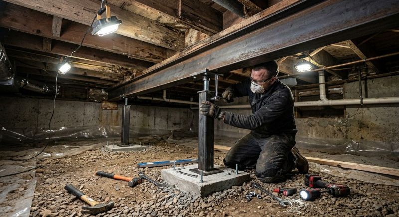 Crawlspace Structural Repair in Butte, MT