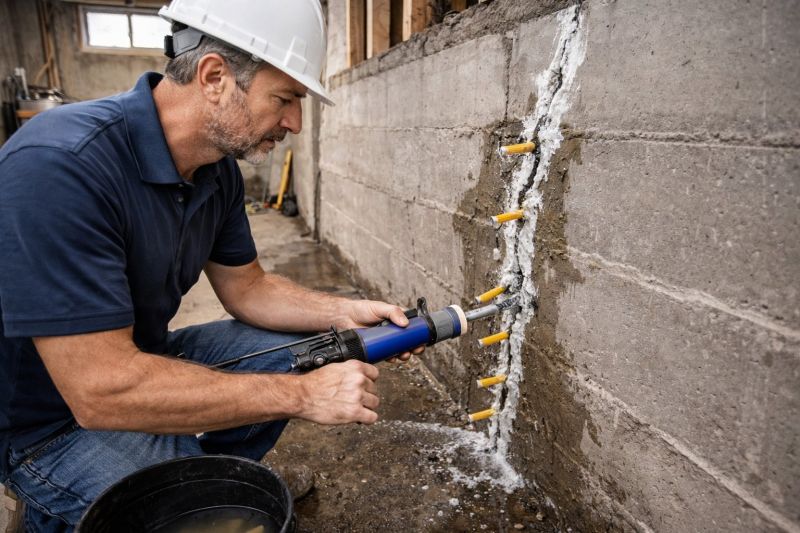 Foundation Crack Sealing in Butte, MT