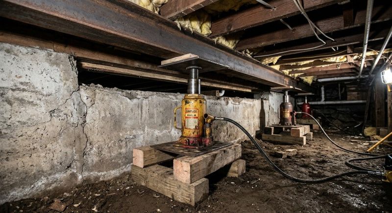 Foundation Jacking in Whitehall, MT