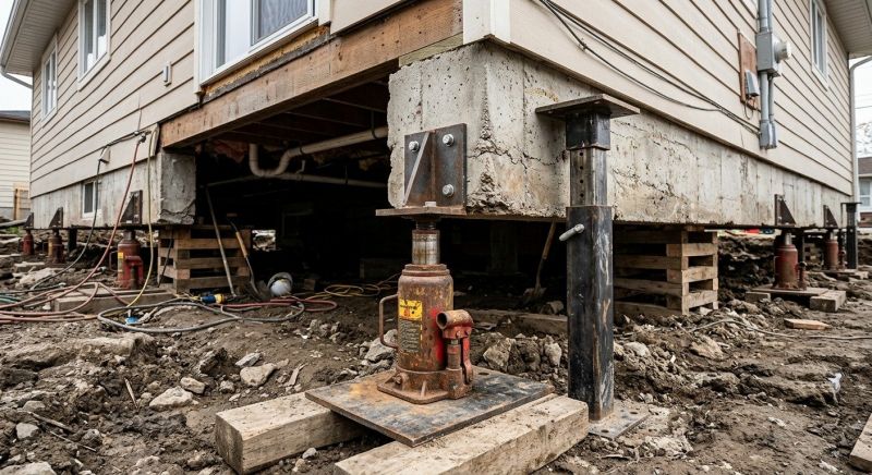 Foundation Jacking in Whitehall, MT