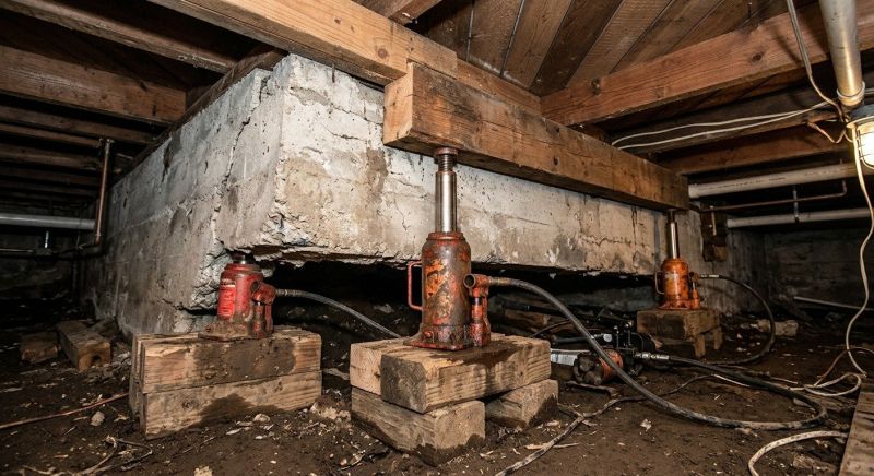 Foundation Jacking in Whitehall, MT