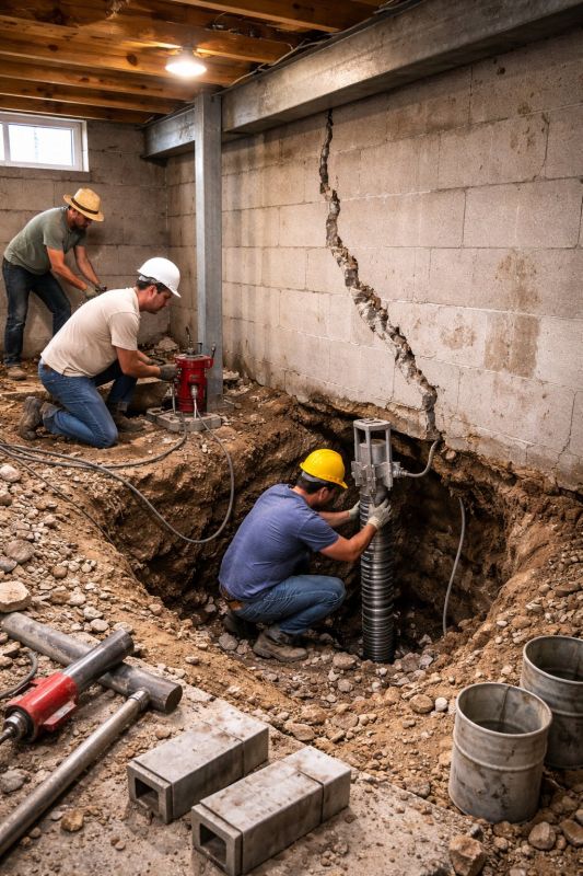 Foundation Structural Repair in Whitehall, MT
