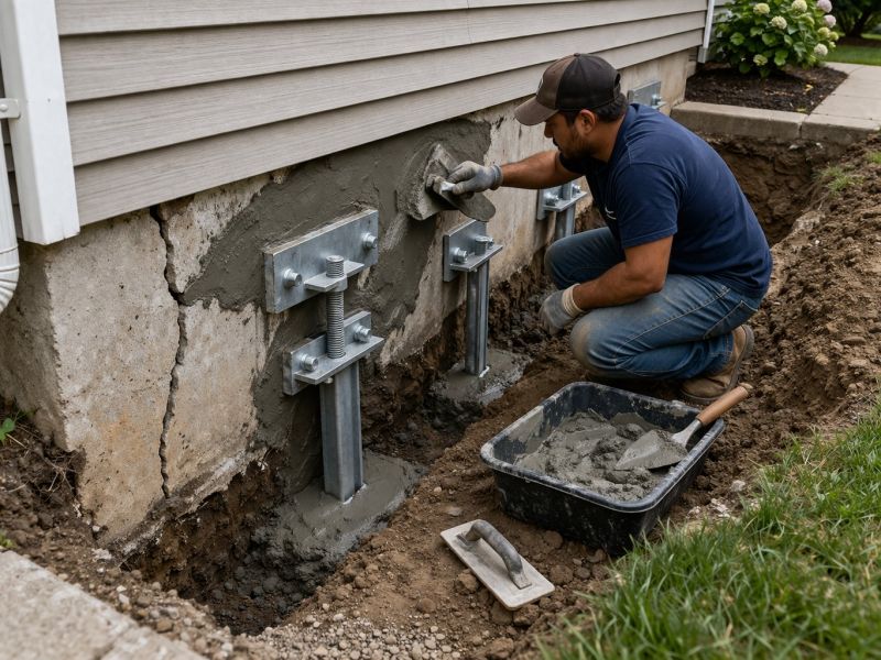 House Foundation Repair in Whitehall, MT