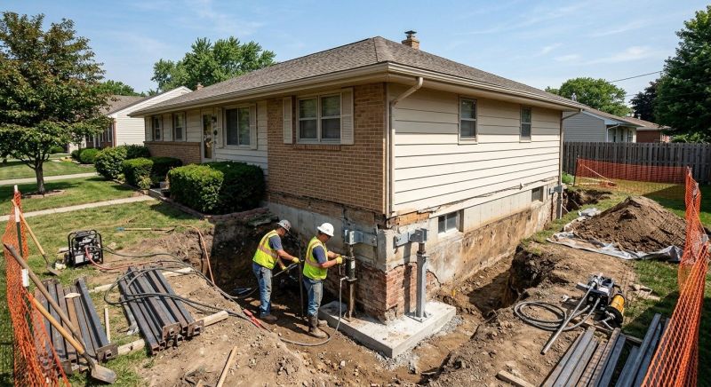 House Underpinning in Butte, MT